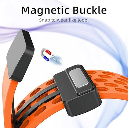 Breathable Silicon Magnetic Clasp Sports Bands