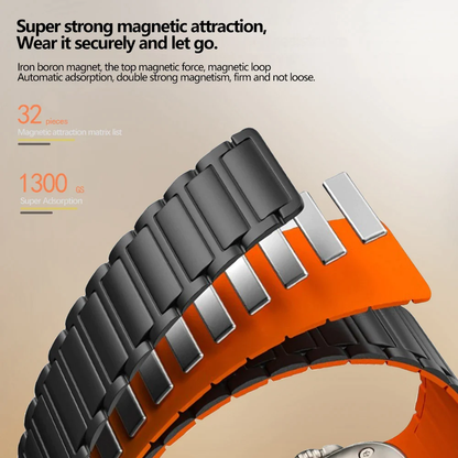 Magnetic Sports Silicon Bands