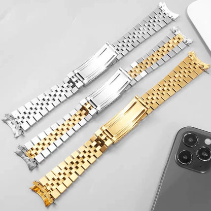 Luxury Solid Bracelet for Rolex and Samsung Watch Bands