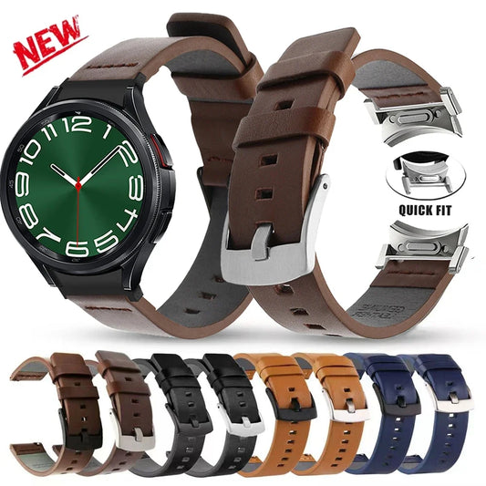 Retro Style Leather Quick Fit Bands