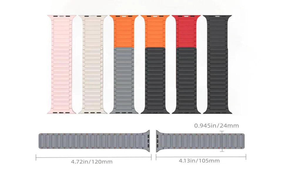 Magnetic Sports Silicon Bands